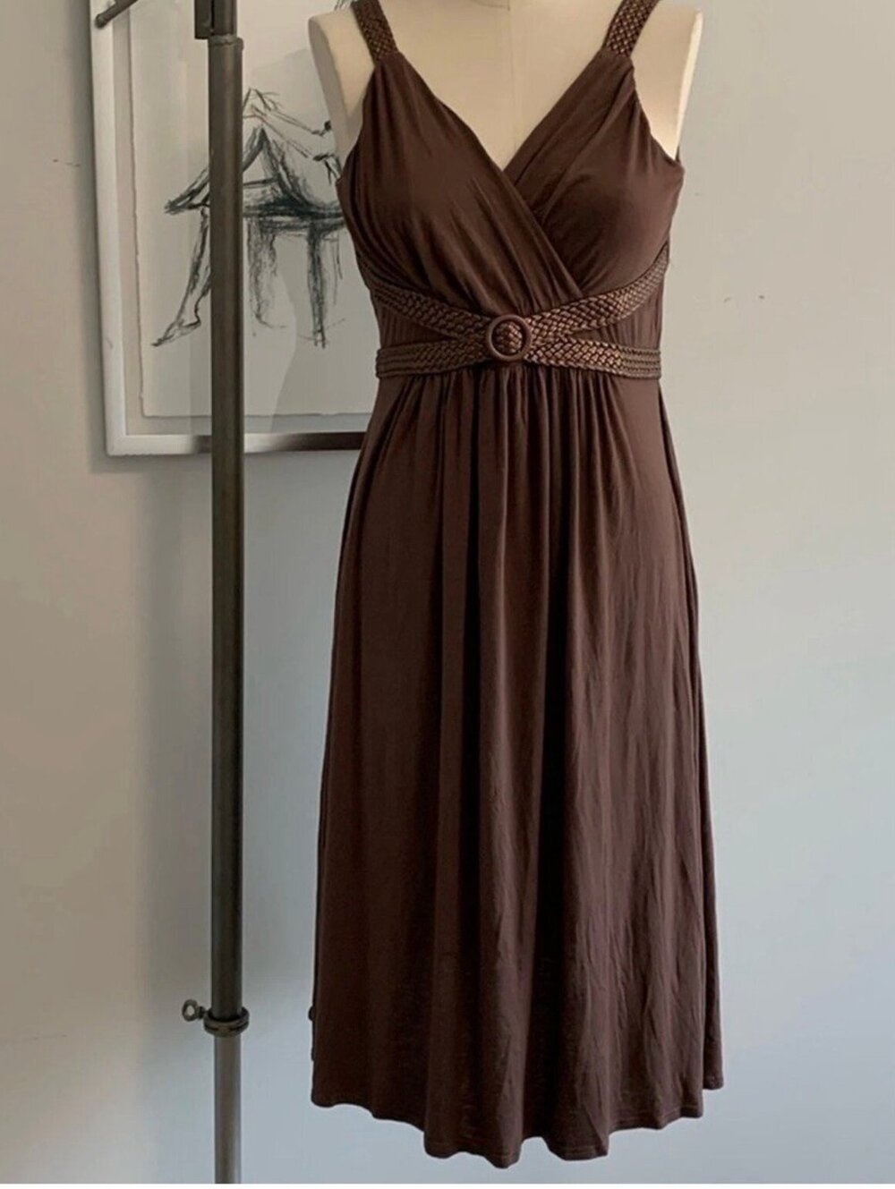 Vintage Kaelyn-Max Y2K Braided Accent Dress
Size L Romantic 2000s Boho